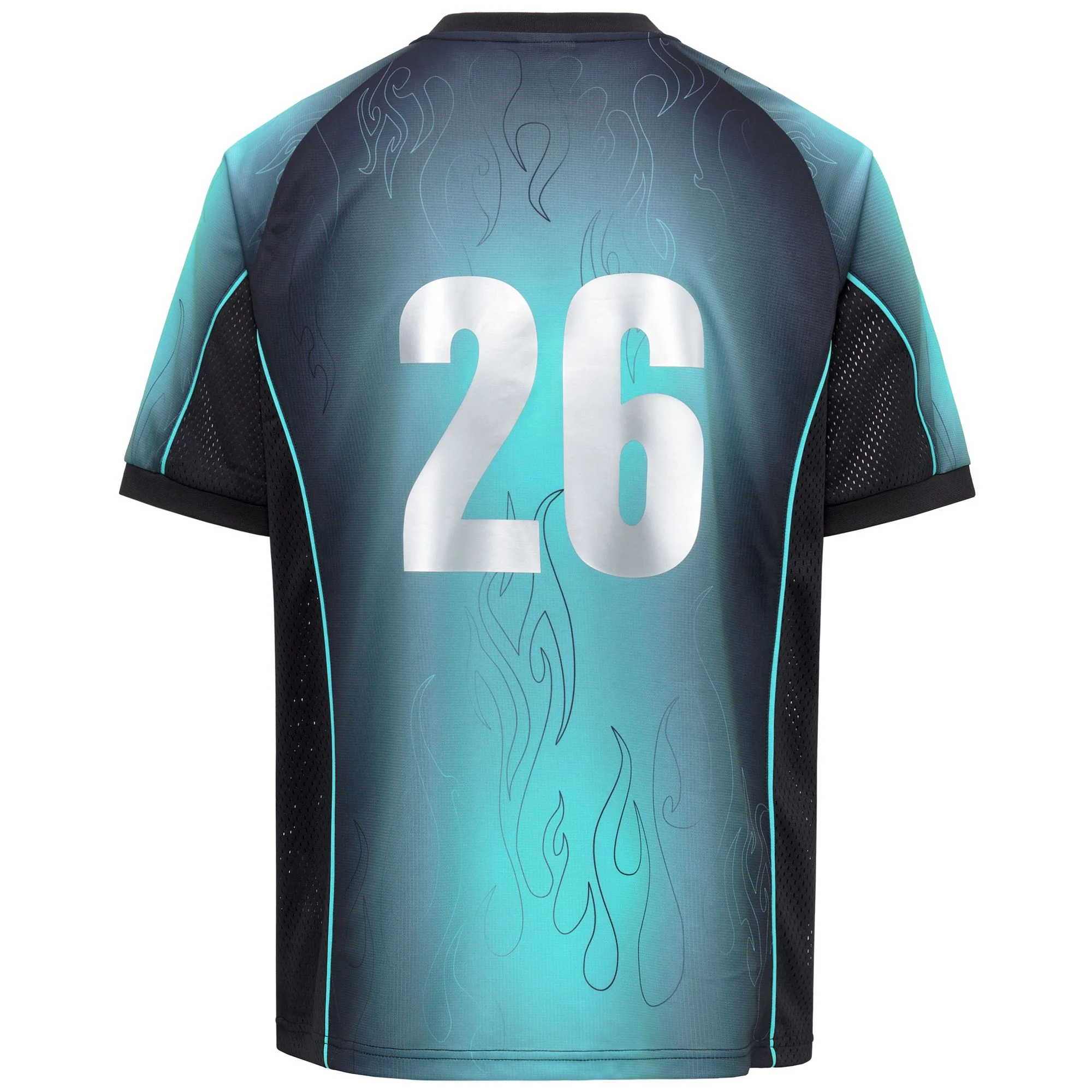 FUTURO KFF - Active Jerseys - T-Shirt - Man - Turquoise Curacao-Black - Image 3