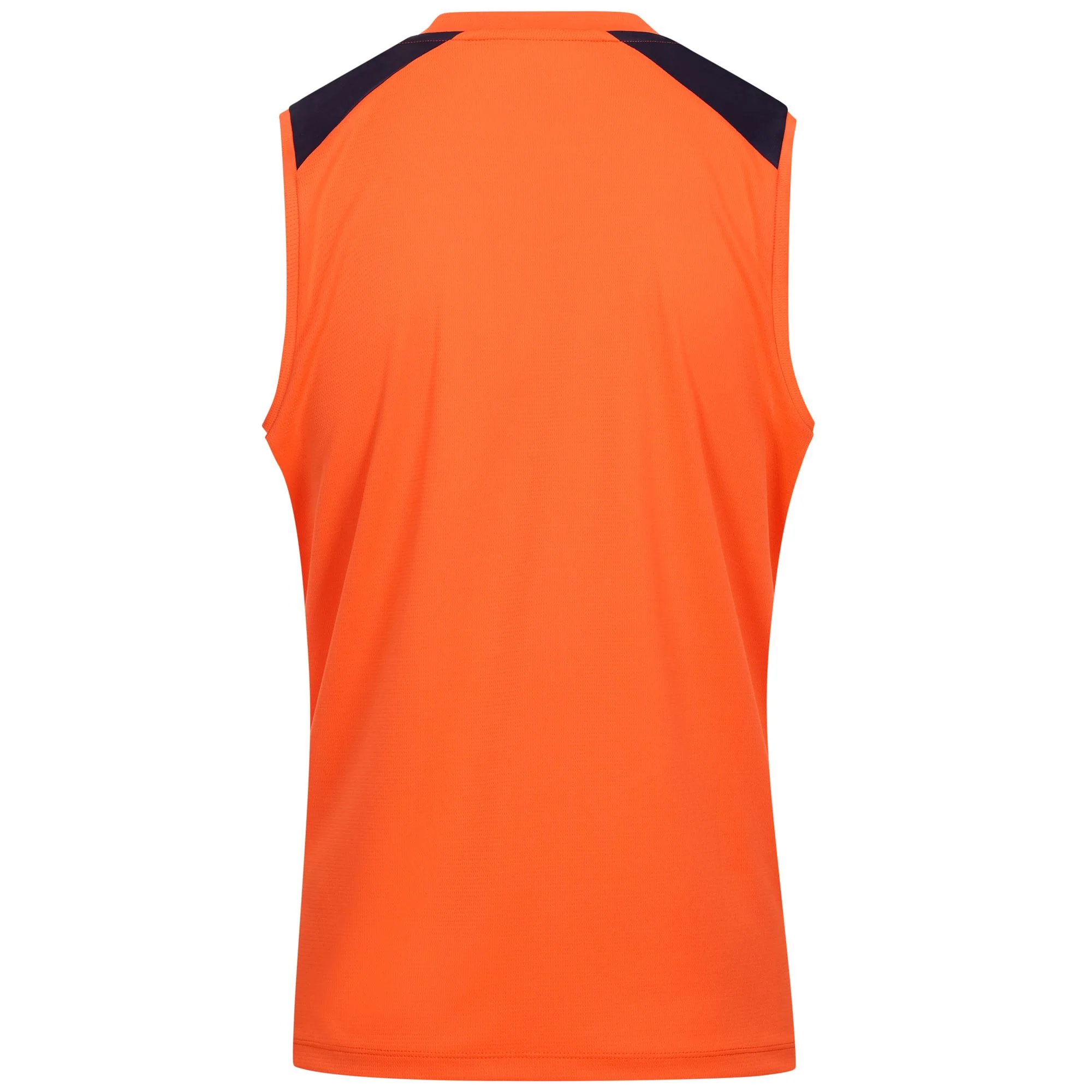 KAPPA4FOOTBALL   LEBBIO - Active Jerseys - Tank - Man - Orange Flame-Blue Marine - Image 3