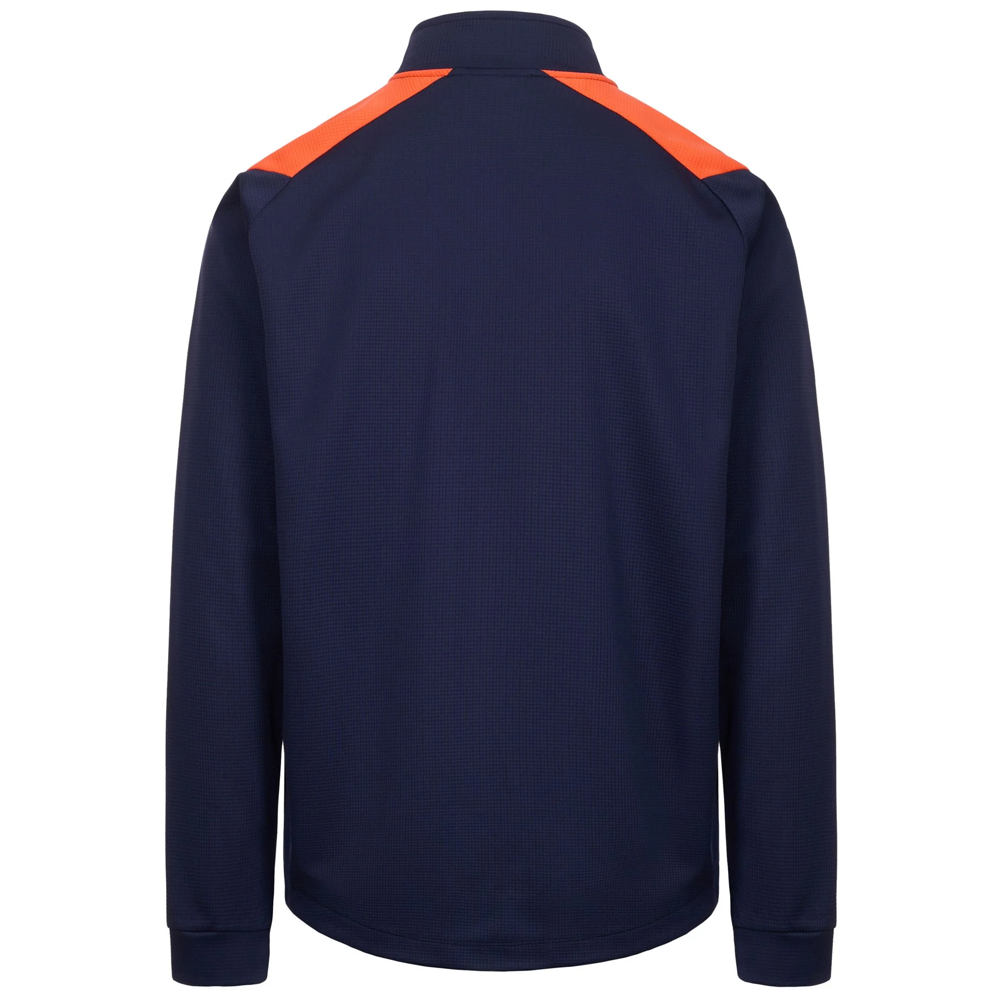 KAPPA4FOOTBALL   LENNO - Fleece - Jacket - Man - Blue Marine-Orange Flame - Image 3