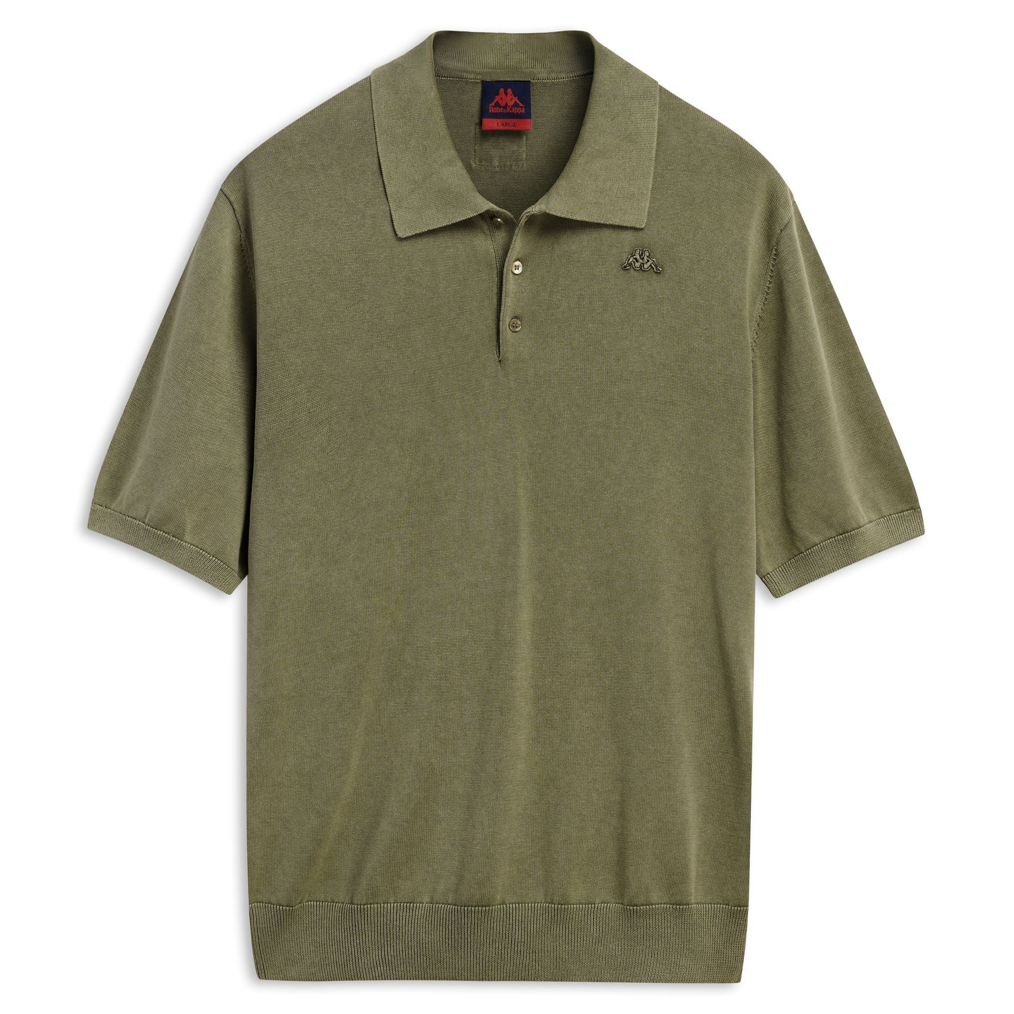 IKIN - KNITWEAR - Polo - Man - GREEN ALOE