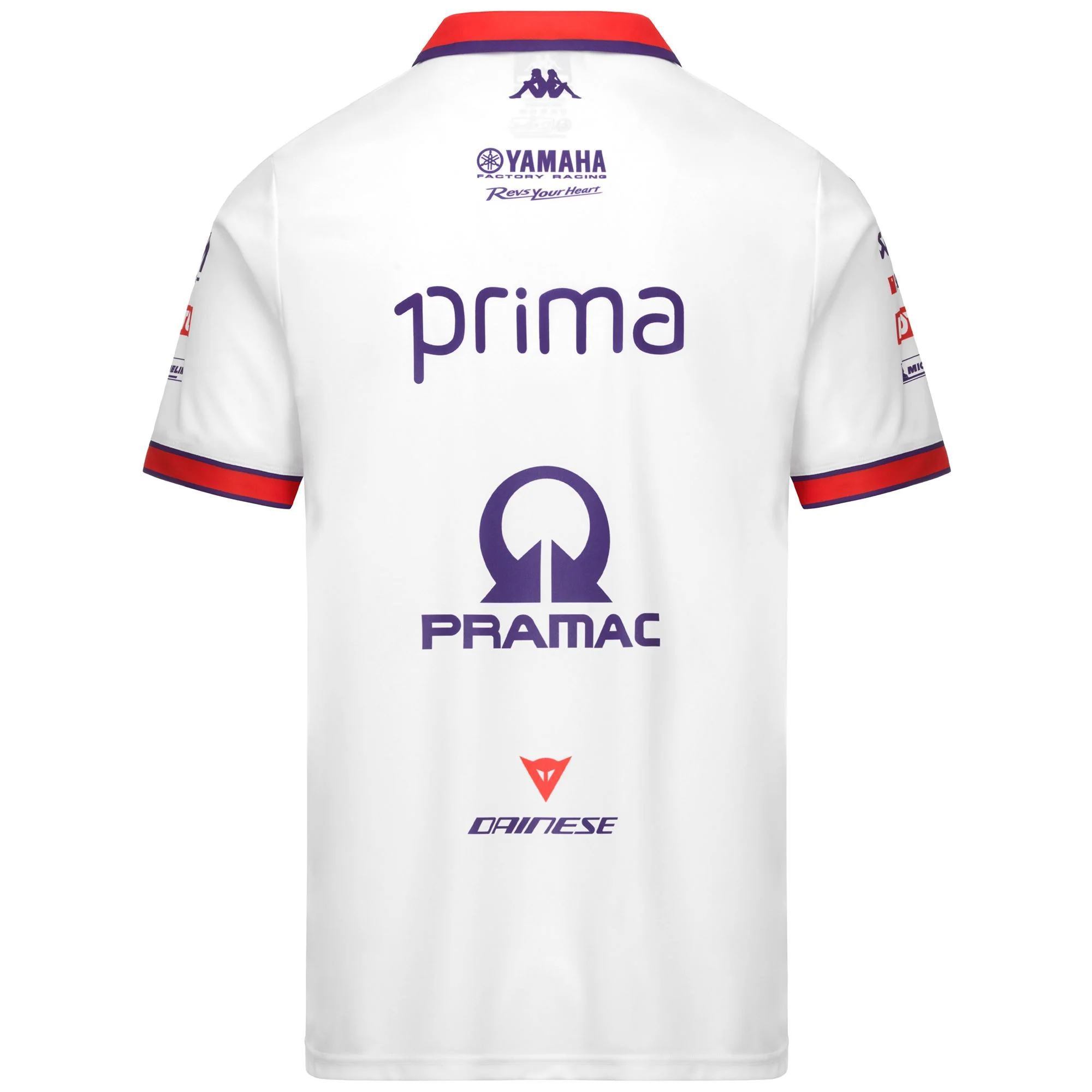 PLATO PRAMAC MUGELLO - Polo Shirts - Polo - Man - White Milk-Orange Tomato-Violet Indigo - Image 3