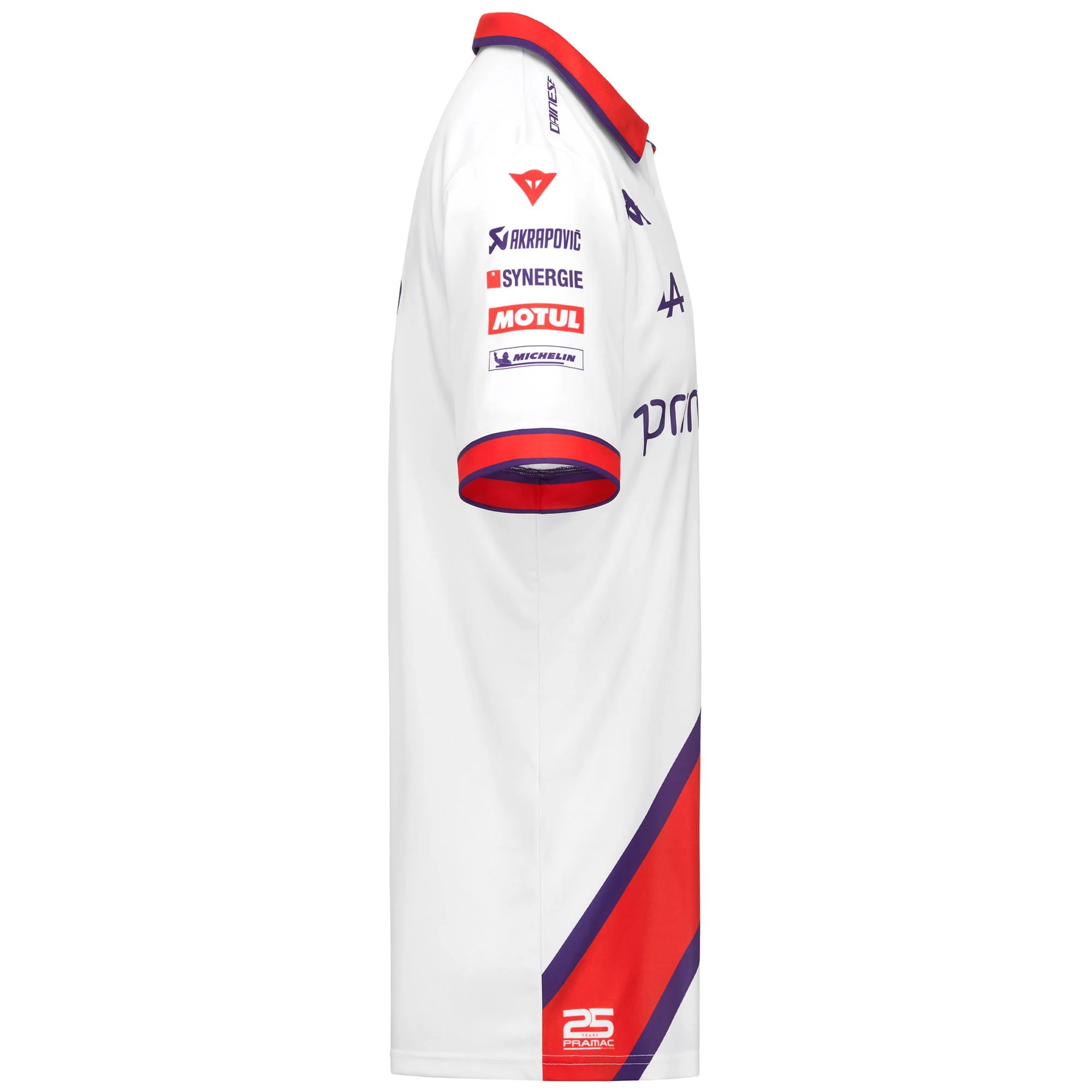 PLATO PRAMAC MUGELLO - Polo Shirts - Polo - Man - White Milk-Orange Tomato-Violet Indigo - Image 4