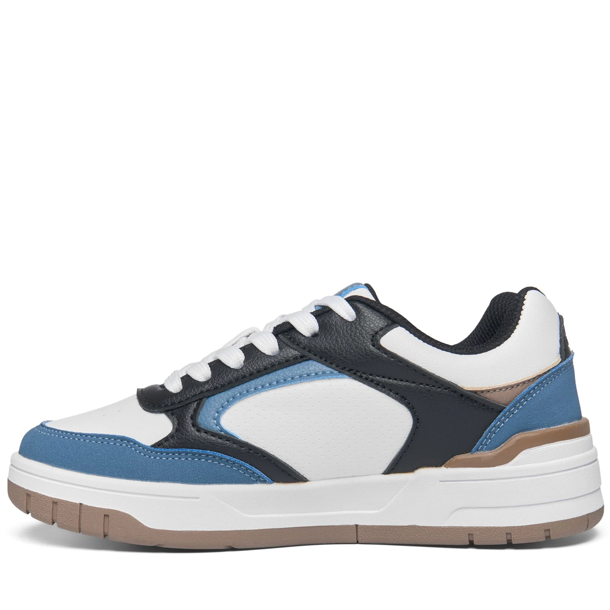 LOGO   MANIS 2.0 KID - Sneakers - Low Cut - Kid unisex - White-Black-Blue Copen - Image 4