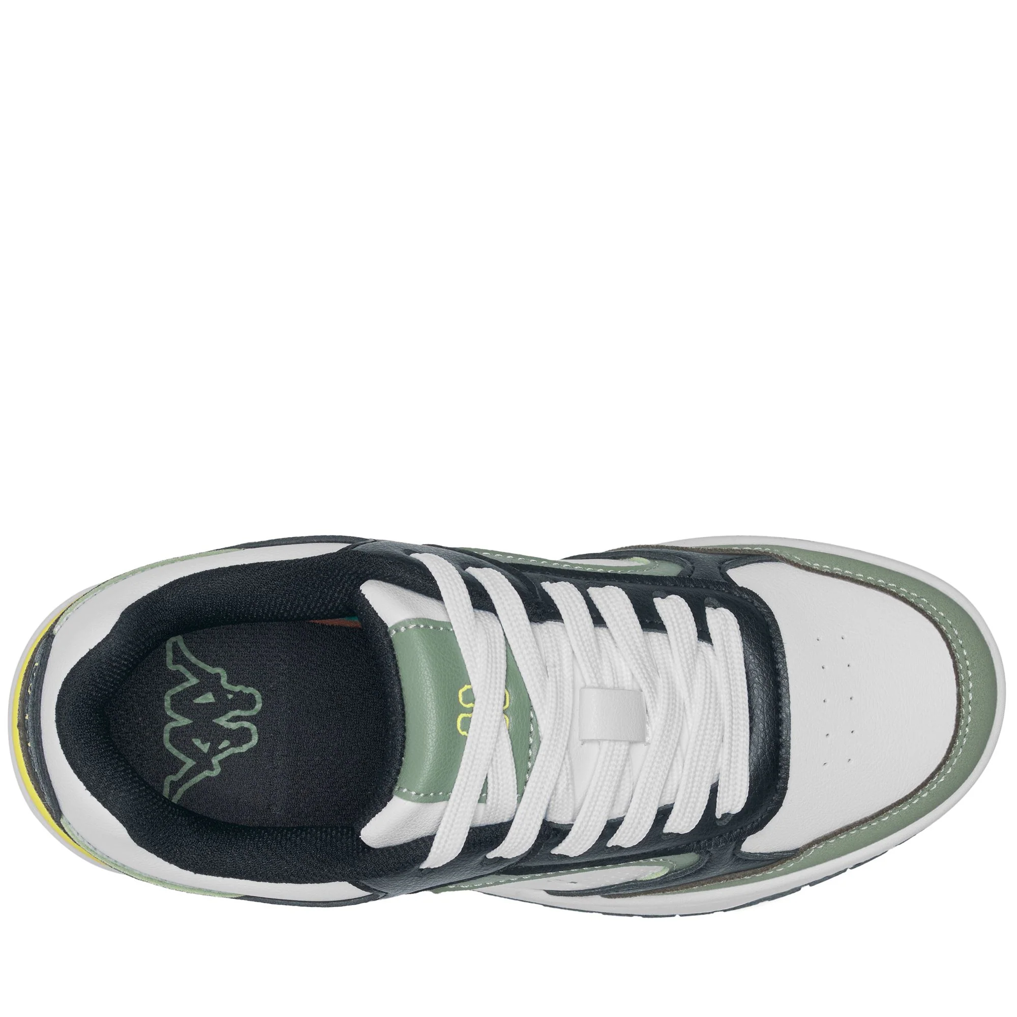 LOGO   MANIS 2.0 KID - Sneakers - Low Cut - Kid unisex - White-Black-Green Sage - Image 5