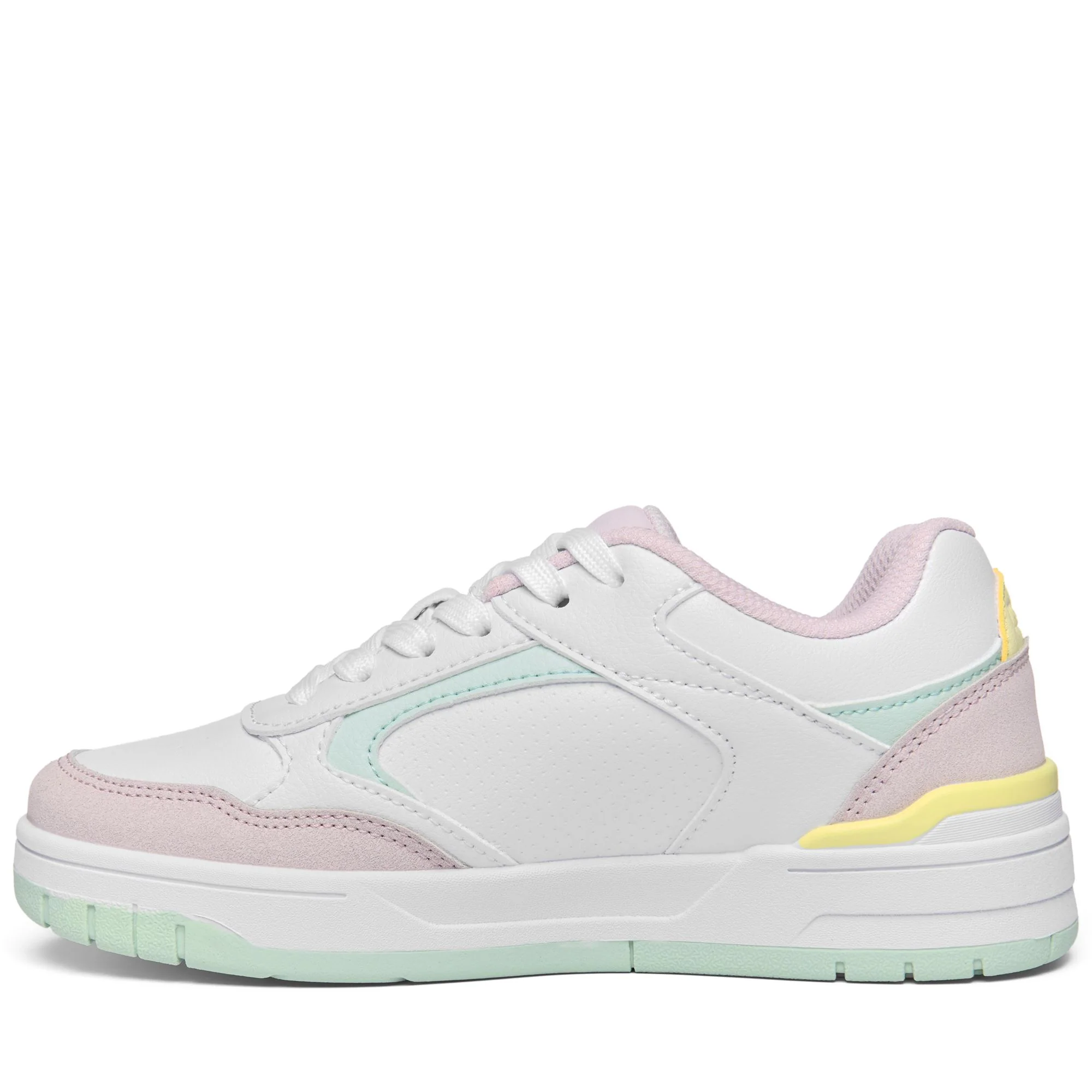 LOGO   MANIS 2.0 KID - Sneakers - Low Cut - Kid unisex - White-PINK CALCITE-Green Clearly - Image 4