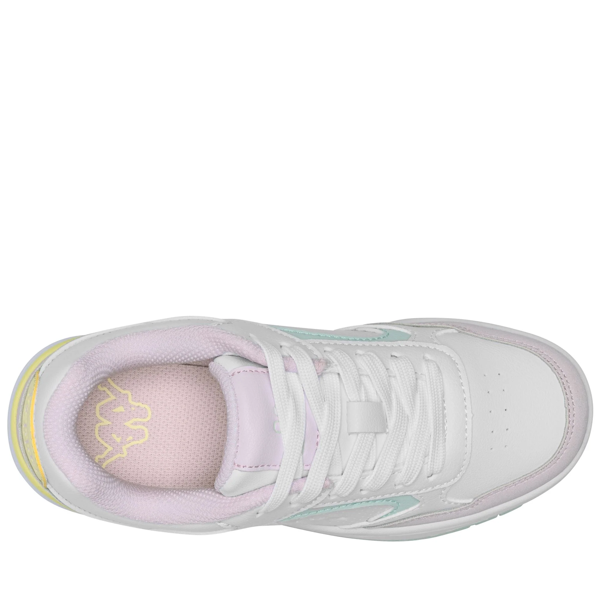 LOGO   MANIS 2.0 KID - Sneakers - Low Cut - Kid unisex - White-PINK CALCITE-Green Clearly - Image 5