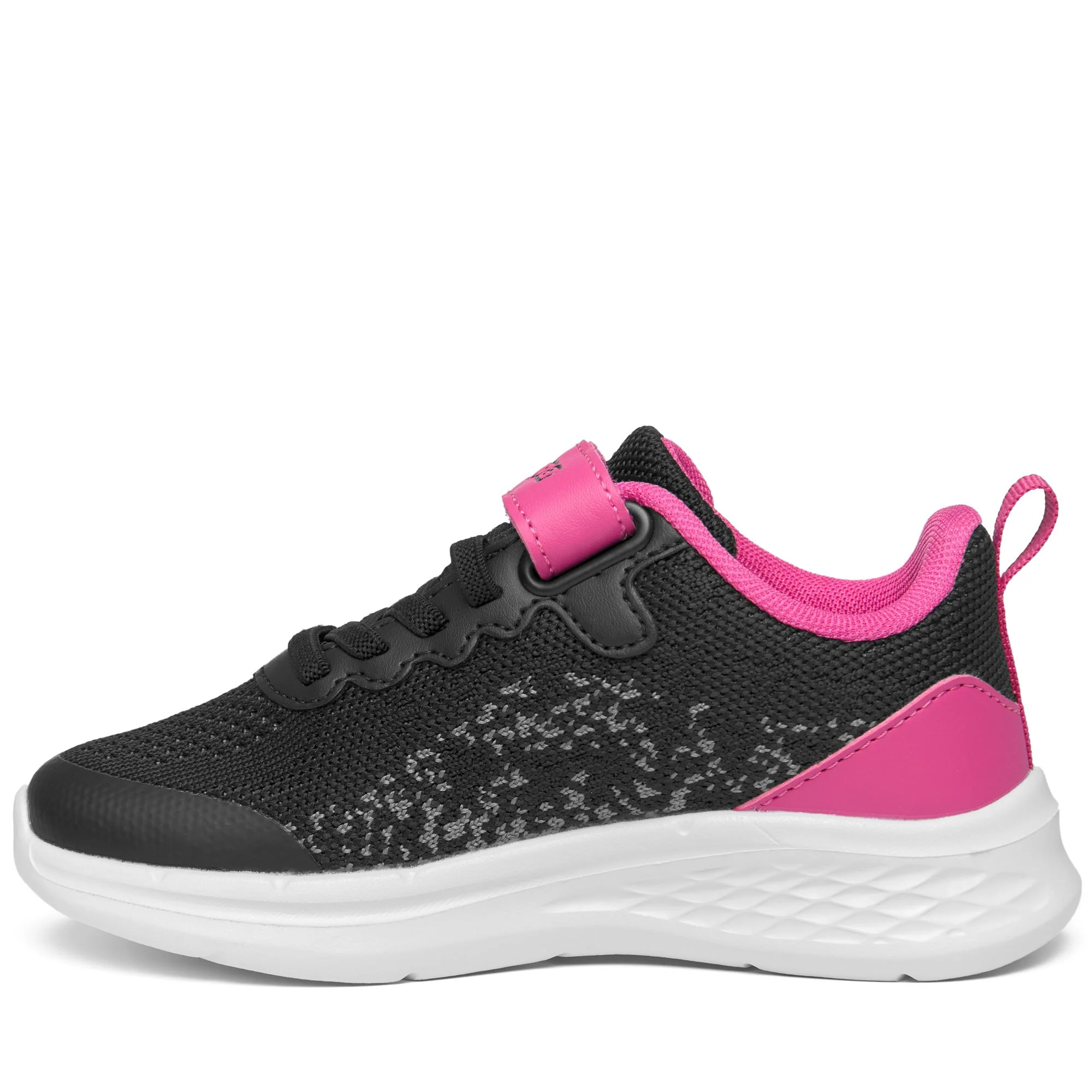 LOGO  POSTIE EV KID - Sneakers - Low Cut - Kid unisex - Black-Fuchsia Bright Rose - Image 3