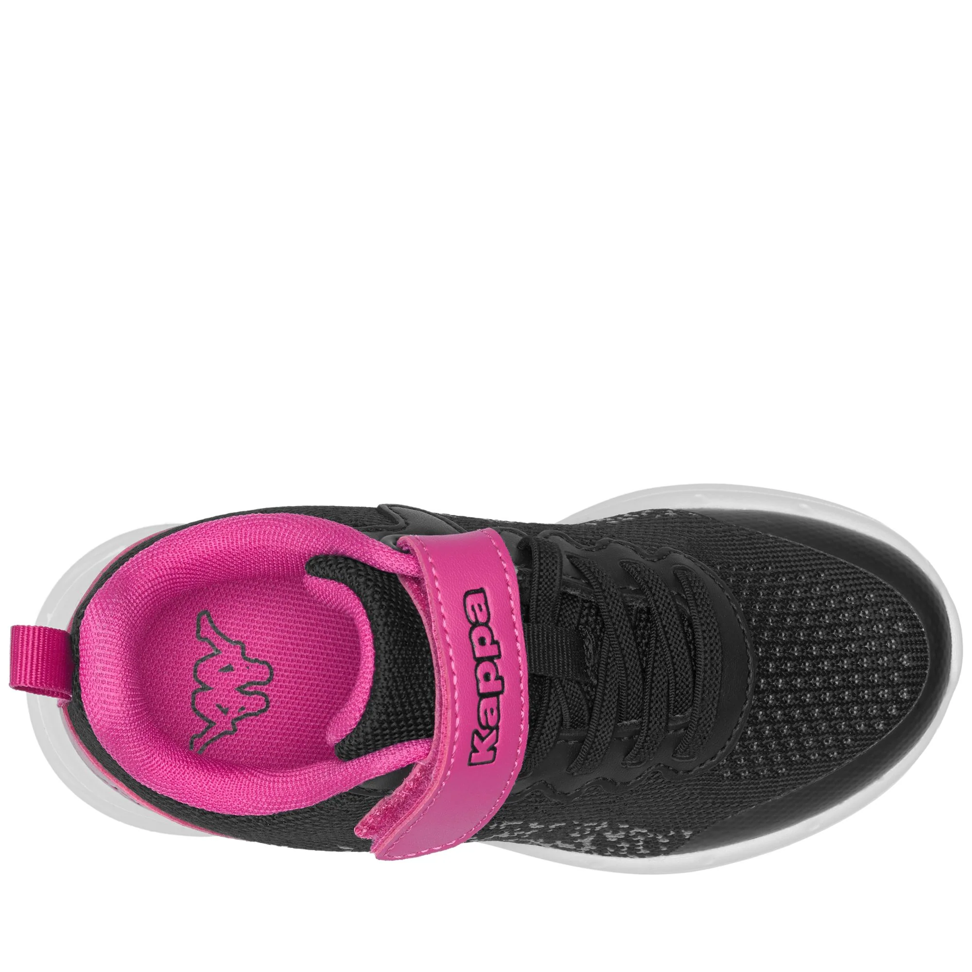 LOGO  POSTIE EV KID - Sneakers - Low Cut - Kid unisex - Black-Fuchsia Bright Rose - Image 4