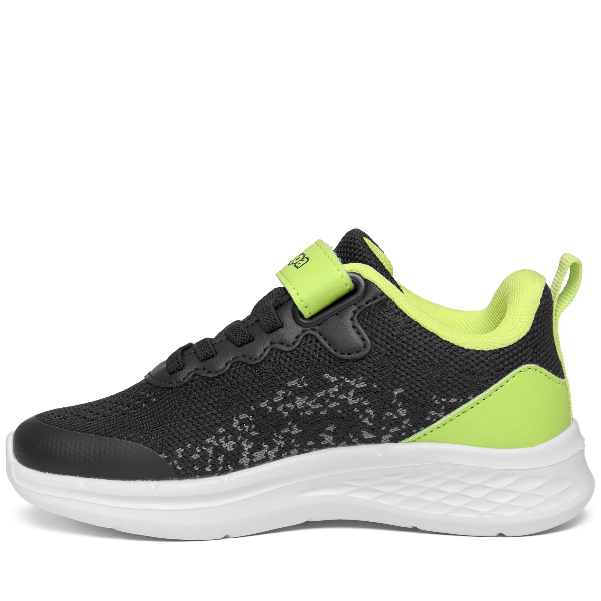 LOGO  POSTIE EV KID - Sneakers - Low Cut - Kid unisex - Black-Green Acid - Image 3