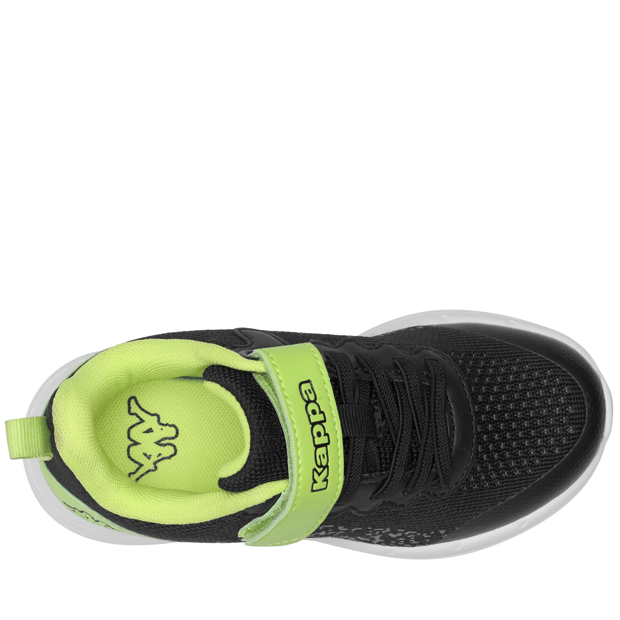 LOGO  POSTIE EV KID - Sneakers - Low Cut - Kid unisex - Black-Green Acid - Image 4