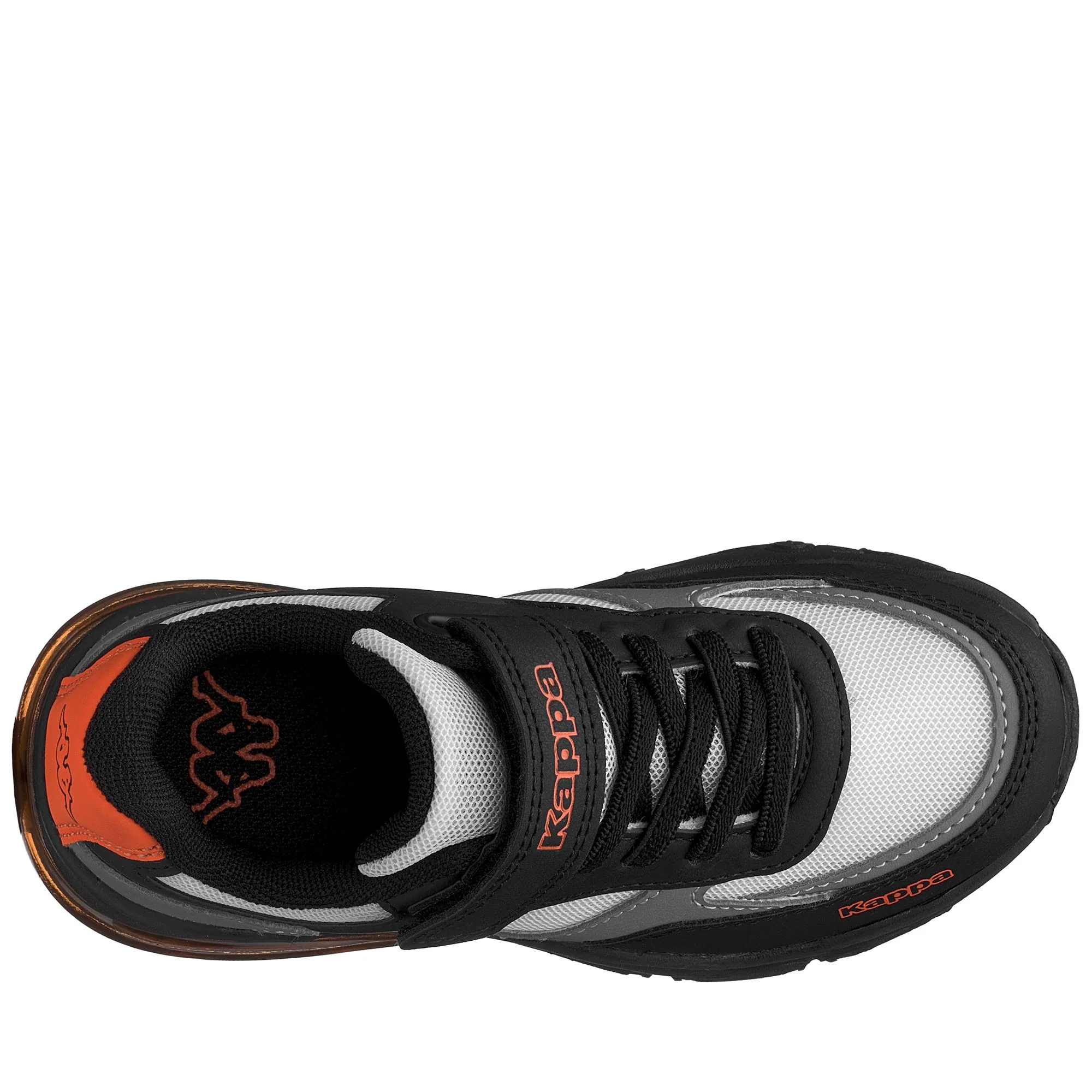 LOGO    SAIGON EV KID - Sneakers - Low Cut - Kid unisex - Grey Barely-Black-Orange - Image 5