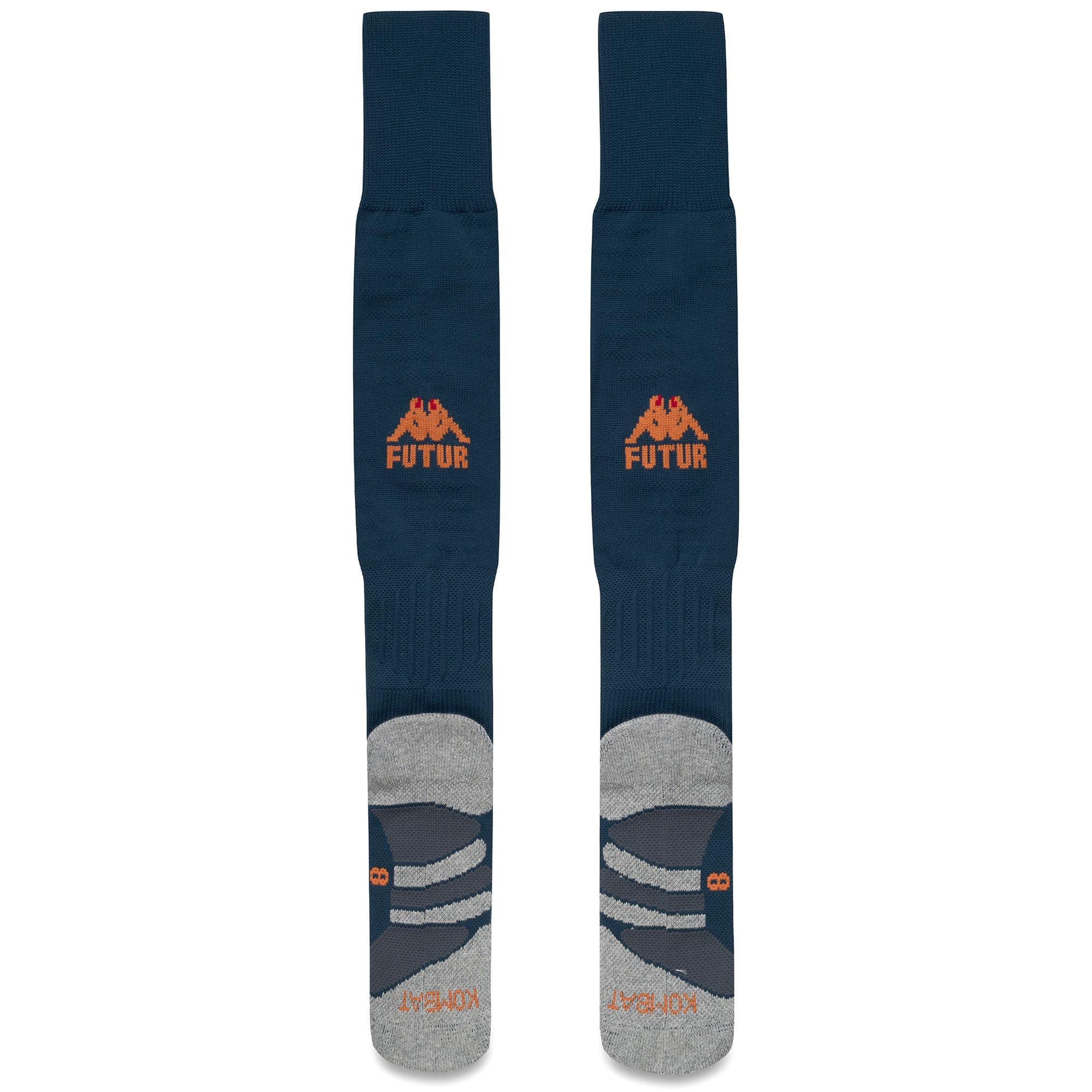 KOMBAT SPARK PRO GENOA 1PACK - Socks - Knee High Sock - Man - Blue Dk-Orange Popsicle - Image 3